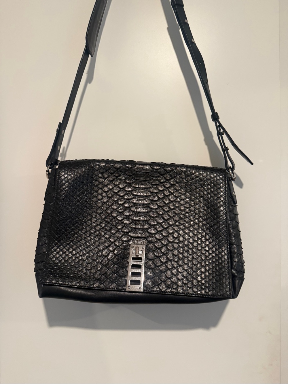 Proenza Schouler PS Elliot Python Bag